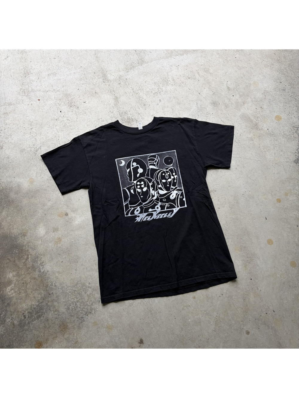 Melkbelly Band Heavyweight Black Graphic T-Shirt Size M
